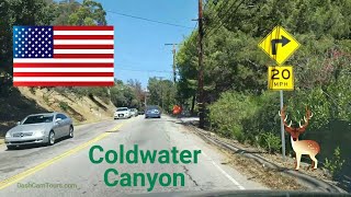 Los Angeles Driving Tour Coldwater Canyon [upl. by Ybbor]