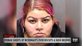 Woman Shoots Up McDonalds Over Biscuits amp Hash Browns [upl. by Tzong]