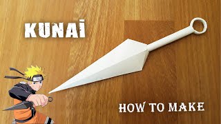 KAĞITTAN KUNAİ YAPIMI   How To Make a Paper Kunai [upl. by Tyra]