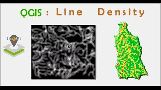 Line density  QGIS [upl. by Stephenson21]