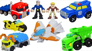 Transformers Rescue Bots Toy UNBOXING  Transformers Pretend Play  JackJackPlays [upl. by Noevad91]