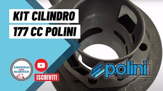 KIT CILINDRO 177cc POLINI per VESPA 125150 PX  GTR  TS  SPRINT VELOCE [upl. by Aihsinat]