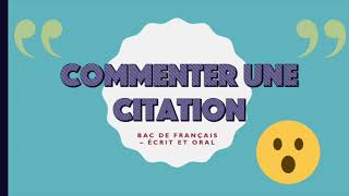 BAC Commentaire de Texte 23  le DÉVELOPPEMENT [upl. by Alva]