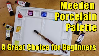 Meeden Porcelain Watercolor Palette  Getting Started in Watercolor [upl. by Quinn]