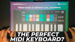 Novation Launchkey Mini MK3 Unboxing and Demo  THE PERFECT MIDI KEYBOARD [upl. by Vincenty]