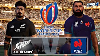 ALL BLACKS VS FRANCE Rugby World Cup 2023  Rugby Challenge 4 [upl. by Dillon]