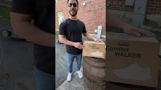 Costco Shoe Review 2024  Kirkland Signature Mens Comfort Walker Sneaker aka the quotAir Kirklandsquot [upl. by Yeleak714]