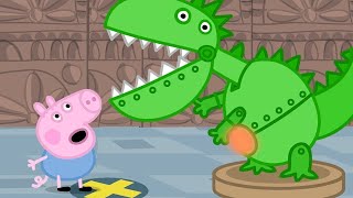 Peppa Pig English Episodes 🦖 Peppa Pig and George Celebrate Dinosaur Day 1🦖Peppa Pig Official [upl. by Esirehc133]