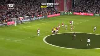 DENMARK Vs PORTUGAL 21 11102011 Highlights and Goals  Amazing Christiano Ronaldo Freekick [upl. by Ycniuqed908]