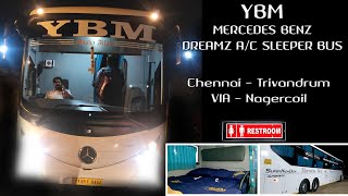 Mercedes Benz Super High Deck Multi Axle AC Sleeper Bus Journey from Vizag to Chennai [upl. by Raddy129]