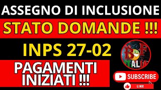 ASSEGNO DI INCLUSIONE  INIZIATI I PAGAMENTI ADI  INPS [upl. by Nathaniel199]