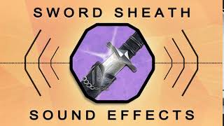 Sword Draw  Sword Sheath  Free Sound Effect [upl. by Alf]