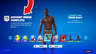 HOW TO MERGE FORTNITE ACCOUNTS 2024 [upl. by Matejka]