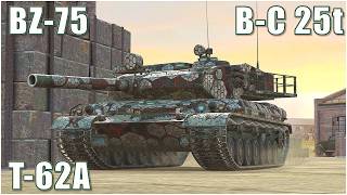 BZ75 BC 25t amp T62A ● WoT Blitz [upl. by Elik]