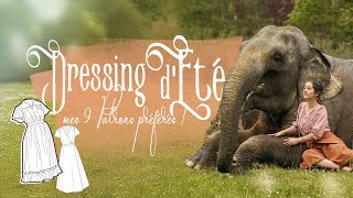 Je vous montre MON DRESSING ÉTÉ Mes 9 patrons favoris pour la belle saison  ☀ [upl. by Kedezihclem]