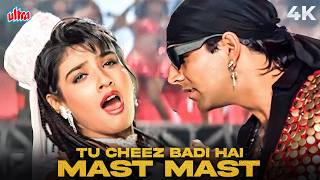 Tu Cheez Badi Hai Mast Mast 4K Song  Mohra Movie Songs  Udit Narayan Kavita Krishnamurthy [upl. by Krusche]