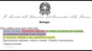 2 La cellula coma base della vita per i test di ammissione [upl. by Conway]