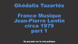 Ghédalia Tazartès  1979  part 1 [upl. by Madra]