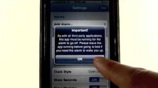 iPhone apps  Alarm Clock Pro [upl. by Leirza]