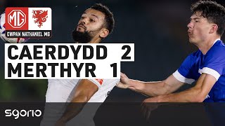 Caerdydd 21 Merthyr  Cardiff City 21 Merthyr Town  Cwpan Nathaniel MG Cup [upl. by Ahsitneuq]