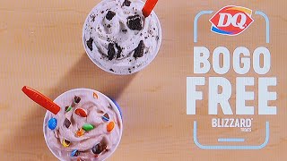 DAIRY QUEEN  DAIRY QUEEN COMMERCIAL 2024  DQ BOGO FREE BLIZZARD TREATS  COMMENT ON COMMERCIALS [upl. by Alodi]