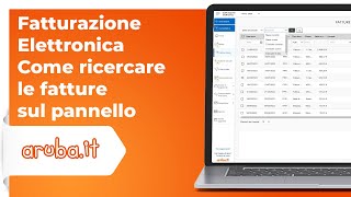 Fatturazione Elettronica come ricercare le fatture sul pannello [upl. by Dupuy239]