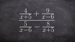 Simplify a complex fraction by multiplying the numerator and denominator by the LCD [upl. by Arianie786]