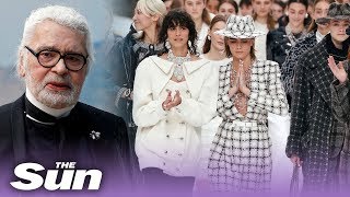 Lagerfelds last Chanel show Paris Fashion Week 2019 [upl. by Dylana]