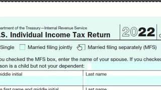 Form 1040 year 2022 [upl. by Hills456]