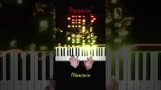 Måneskin  Beggin Piano Cover Beggin Maneskin PianellaPianoShorts [upl. by Jaella]