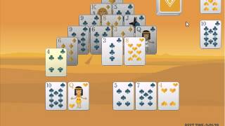 How to play Pyramid Solitaire [upl. by Swan]