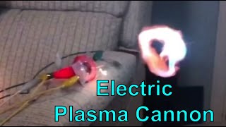 Fully Electric Plasma Toroid Cannon Test Video [upl. by Anglim880]