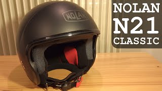 NOLAN N21 Classic  DemiJet Helmet with Retractable Visor  Unboxing amp Overview [upl. by Lepine]