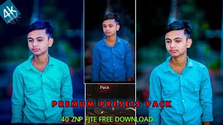 Top 40 XMP amp DNG Premium Lightroom Presets Free Personal Pack Download for 2024 4k🤭 nafiz423 [upl. by Airitac961]