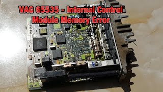 VOLKSWAGEN ECU  ECM REMOVAL  Repair VAG COM 65535 Control Module Memory Error 3710 [upl. by Devy16]