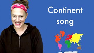 Continent song  Montessori education  Jazzowanki [upl. by Anaytat]