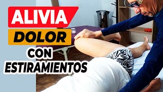 Alivia dolor con ESTIRAMIENTOS Aprende masajes vibración acupresión y estiramientos [upl. by Neelrahc]