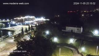 Funchal Marina Live Webcam 1 wwwmadeirawebcom [upl. by Ttiwed]