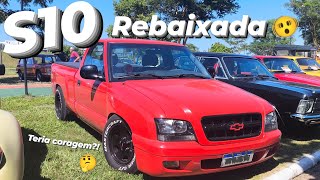 S10 PITBULL REBAIXADA  Teria coragem🫨😮🔝 chevrolet s10 rebaixados rebaixada [upl. by Hayton]