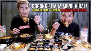 BORONG SEMUA MENU VIRAL MYEONGDONG TOPOKKI DGN ISAAC OSMAN [upl. by Enawyd]