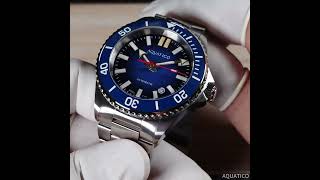 Super Ocean Blue Dial Watch aquaticowatches divewatch [upl. by Zins]