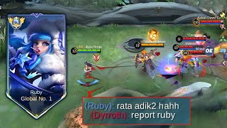 15 Kill Item Ruby Buat Uranus amp Dyrroth Kena Mental Sampe Dibuat Frustasi Lawan Ruby [upl. by Jacinthe703]