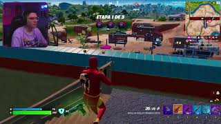 ElMariana siendo un pro en el torneo de Fortnite de TheGref [upl. by Onirotciv]