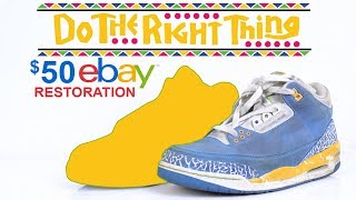 50 eBay Do the Right Thing Jordan 3s Restored by Vick Almighty [upl. by Jarlath]