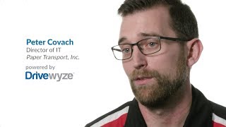 quotDrivewyze cured our transponder headachesquot  Peter Covach Paper Transport Inc [upl. by Swehttam]