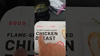 SOUS VIDE CHICKEN BREAST COSTCO REVIEW TASTES LIKE SALT not chicken [upl. by Kazmirci]