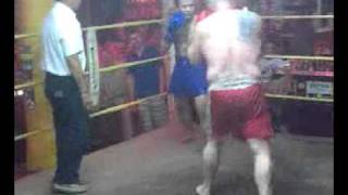 Jason Hobbs knocks out Thai boxer3gp [upl. by Repotsirhc]