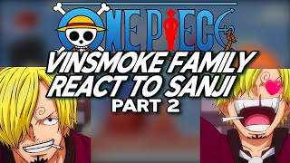 Vinsmoke Family React to Luffy  part 2  Gacha  One Piece [upl. by True]