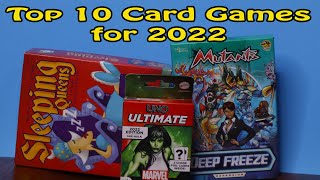 Top 10 Card Games for 2022 [upl. by Einnaoj]