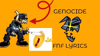 Genocide  FNF Lyrics [upl. by Modla209]